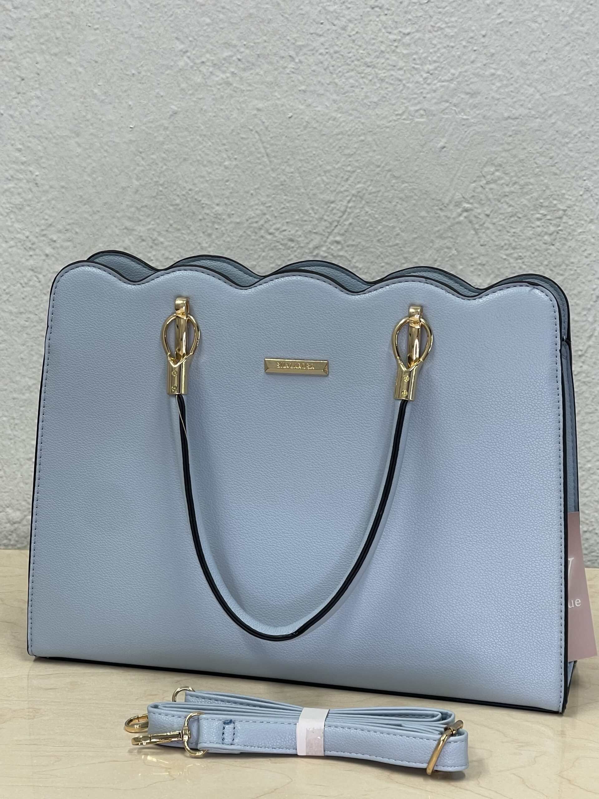 Τσάντα Χειρός & Ώμου Γαλάζια