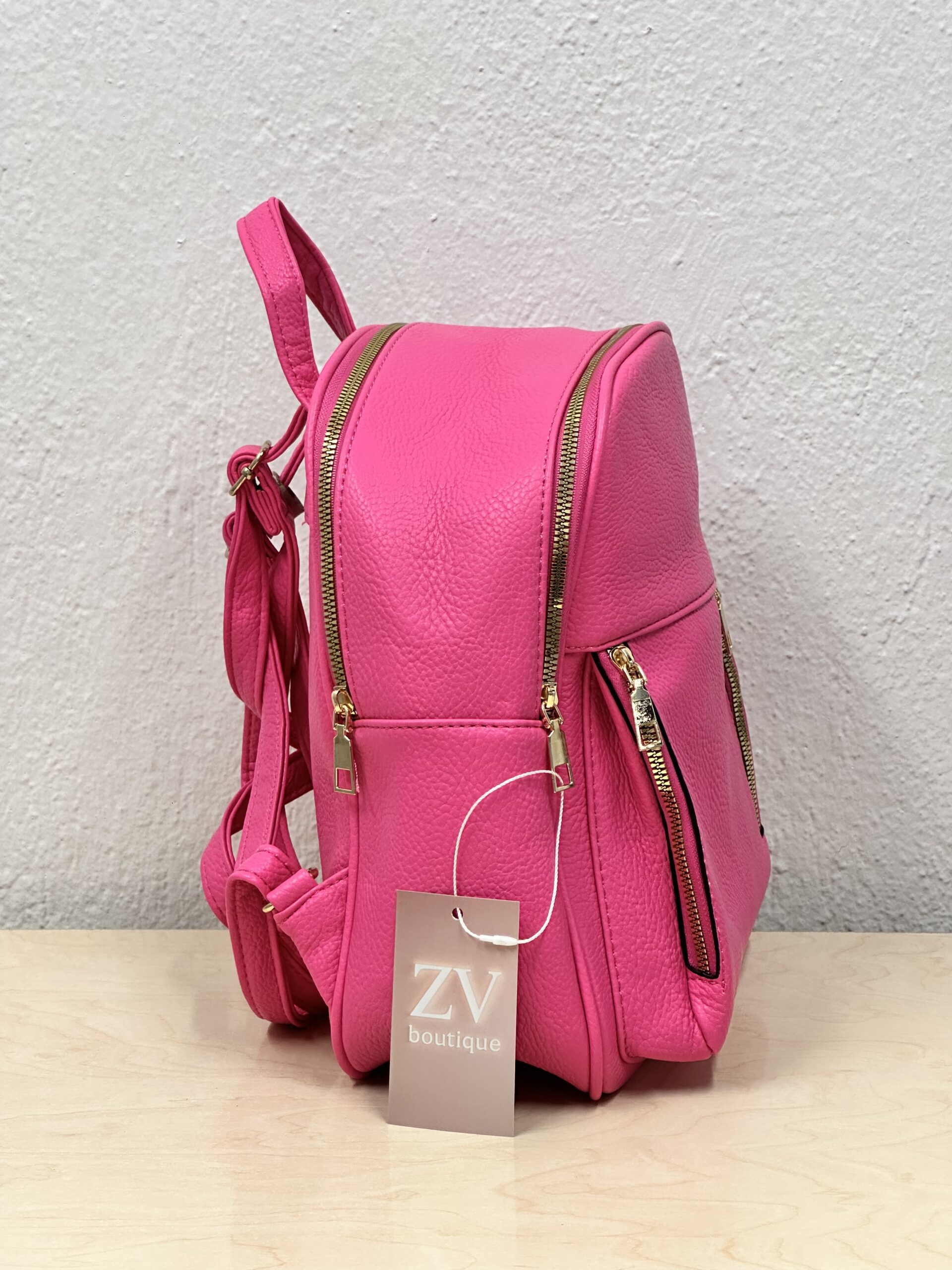 Σακίδιο πλάτης σε φούξια χρώμα - Image 2