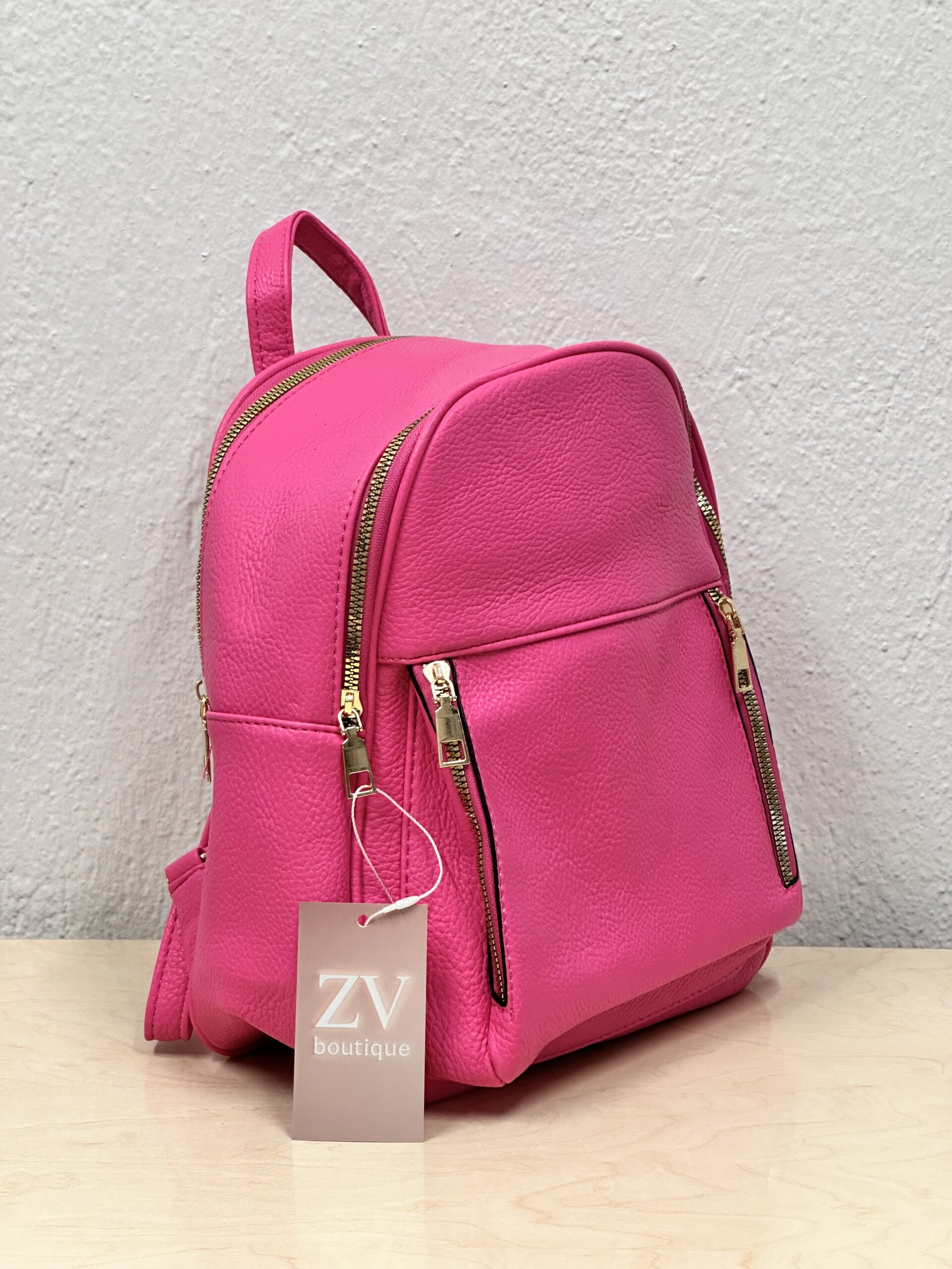 Σακίδιο πλάτης σε φούξια χρώμα - Image 3