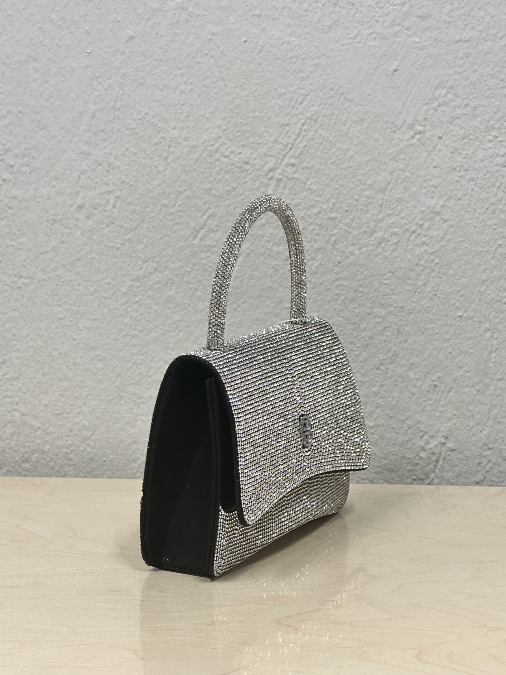 Τσάντα Χειρός με Στρας & Αλυσίδα - Image 2