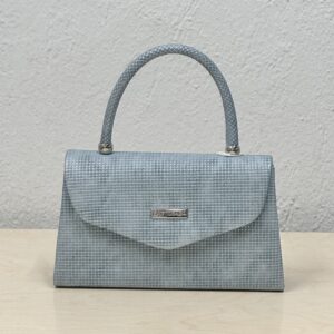 Τσάντα Χειρός με Κομψό Σχέδιο – Γαλάζιο