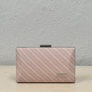 Τσάντα Κροσέ με Αλυσίδα – Ροζ