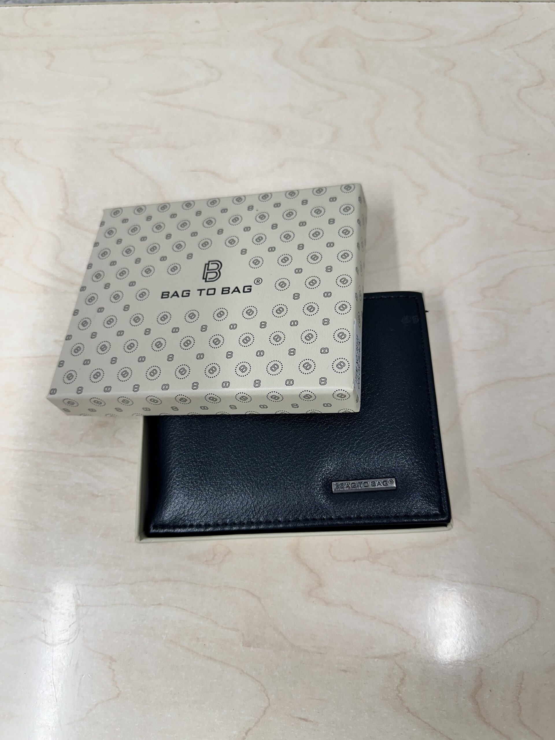 Αντρικό πορτοφόλι μαύρο - Image 2