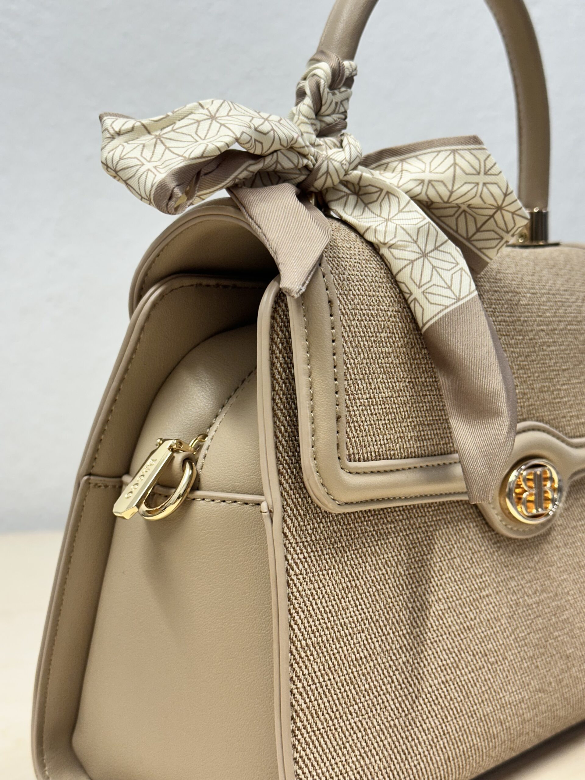 Γυναικεία Τσάντα Ώμου&Χειρός Μπεζ - Image 3