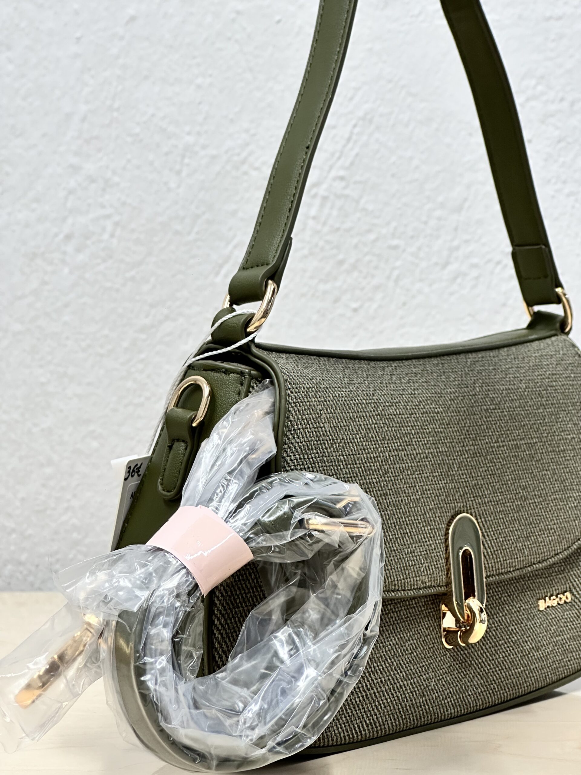 Λαδί Γυναικείο Τσάντακι ώμου - Image 3