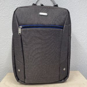 Γκρι Ανδρική Τσάντα με Υποδοχή USB