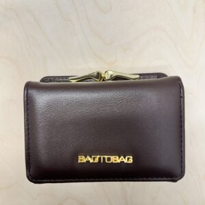 Μικρό Κομψό Πορτοφόλι BAG TO BAG με Χρυσές Λεπτομέρειες