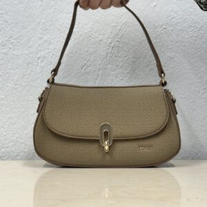 Γήινο μπεζ/ καφέ τσαντάκι ώμου