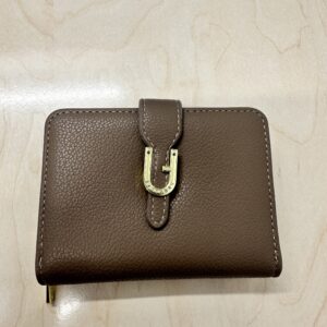 Πορτοφολάκι γυναικείο σκούρο καφέ