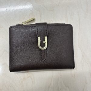 Γυναικείο πορτοφόλι σκούρο καφέ