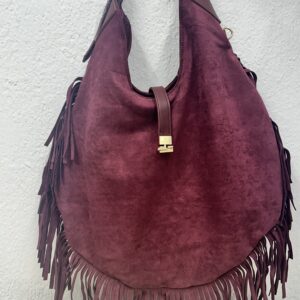 Τσάντα Σουέτ με Κρόσια Μπορντό