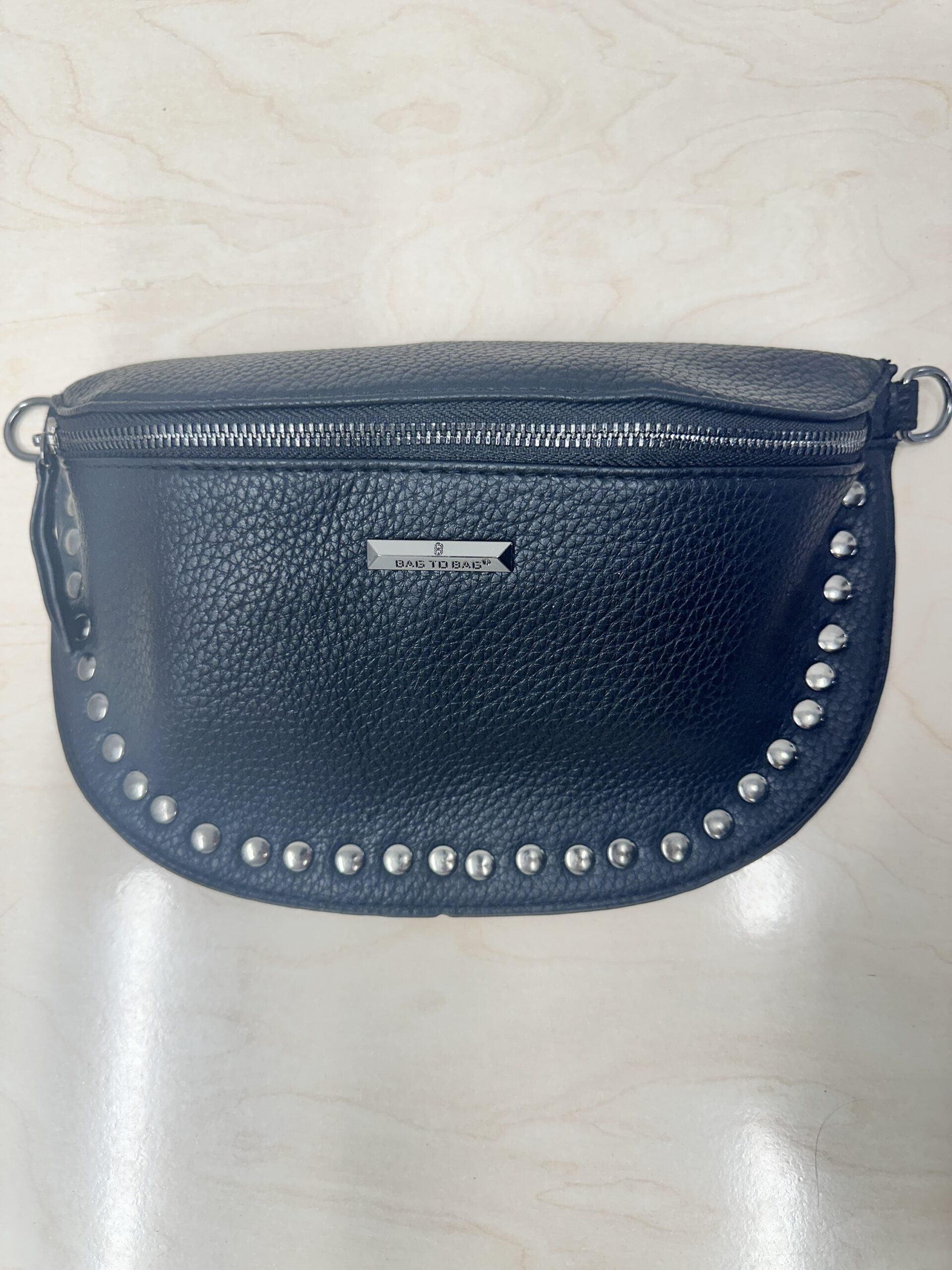 Belt bag με Τρουξ Μαύρη