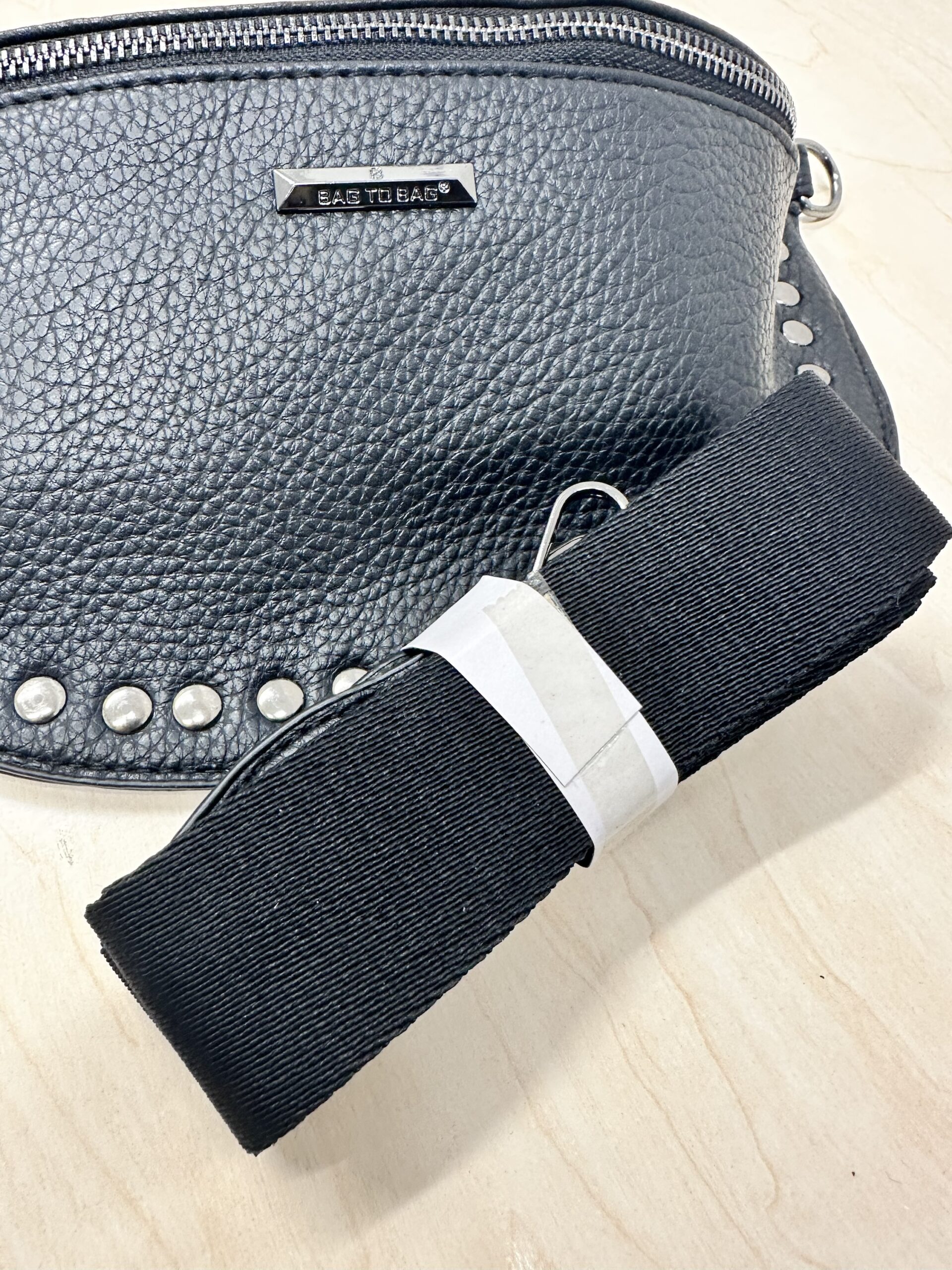 Belt bag με Τρουξ Μαύρη - Image 4