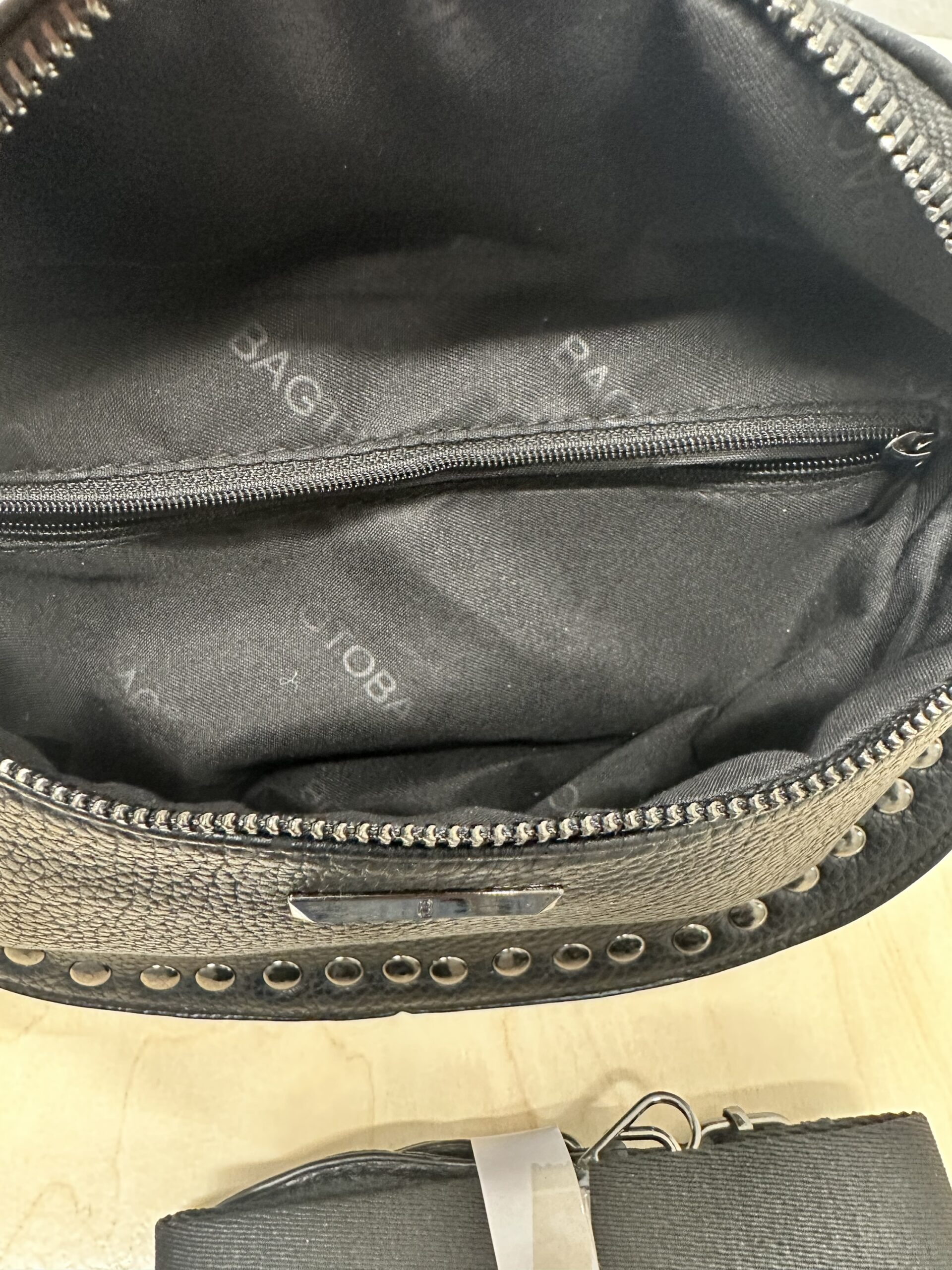Belt bag με Τρουξ Μαύρη - Image 5