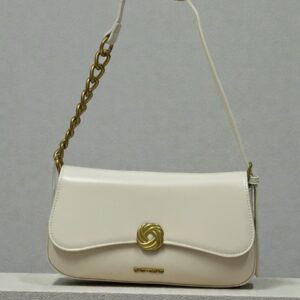 Golden Knot Shoulder Bag Sugar White