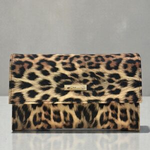 Leopard Print Chain Clutch
