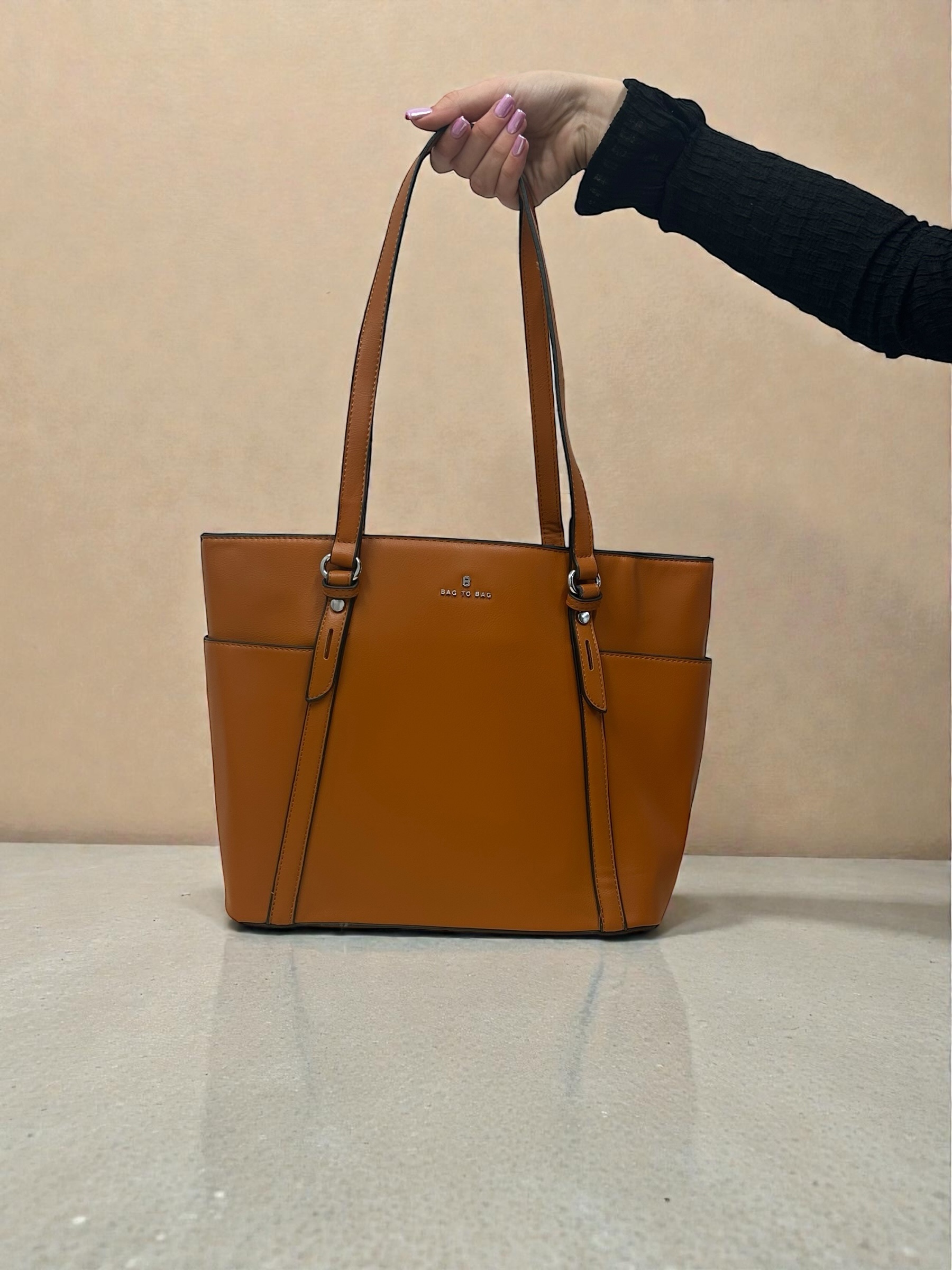 Elegant Trio Bag Set – Taupe