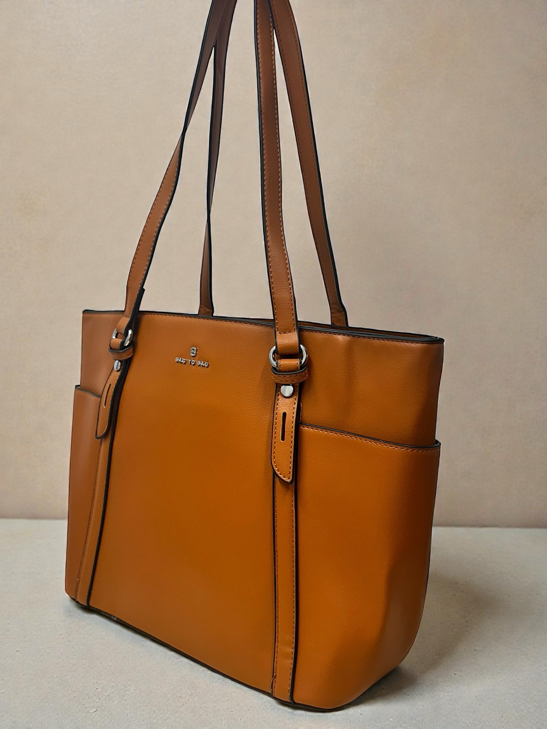 Elegant Trio Bag Set – Taupe - Image 2