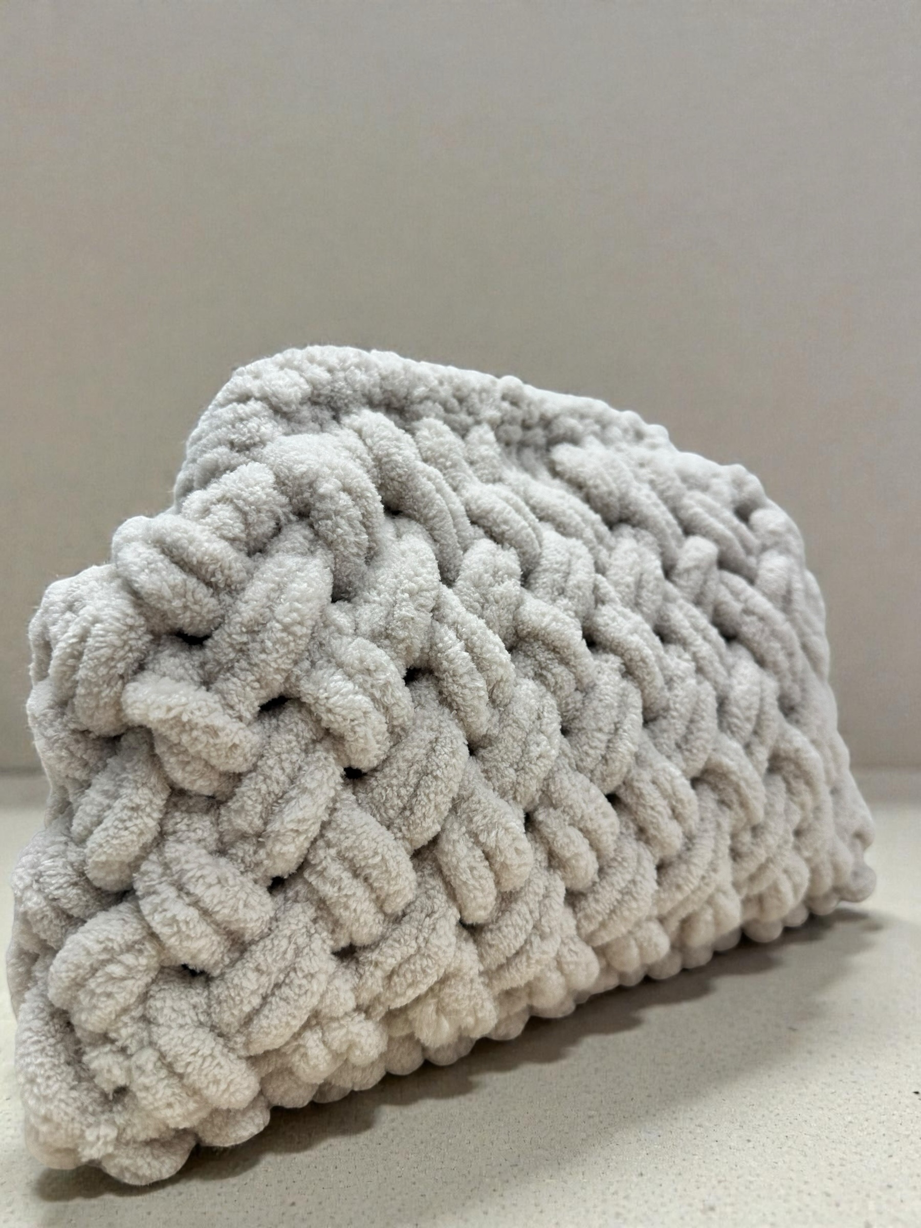 Puffy Cross Braided Μπεζ - Image 2