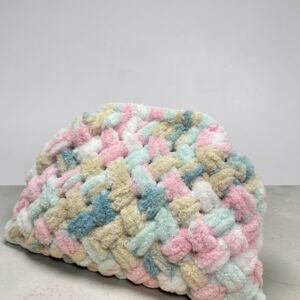 Puffy Cross Braided Colourful