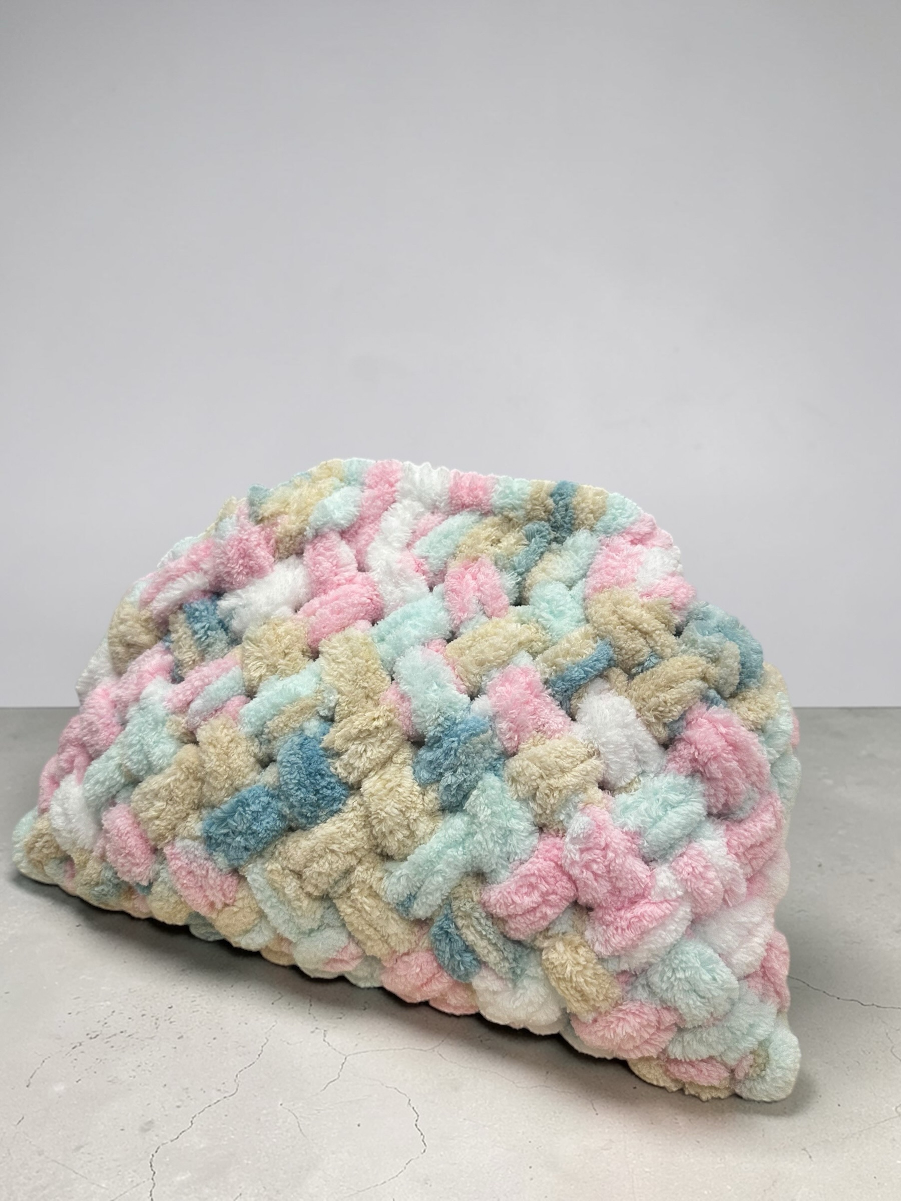 Puffy Cross Braided Colourful