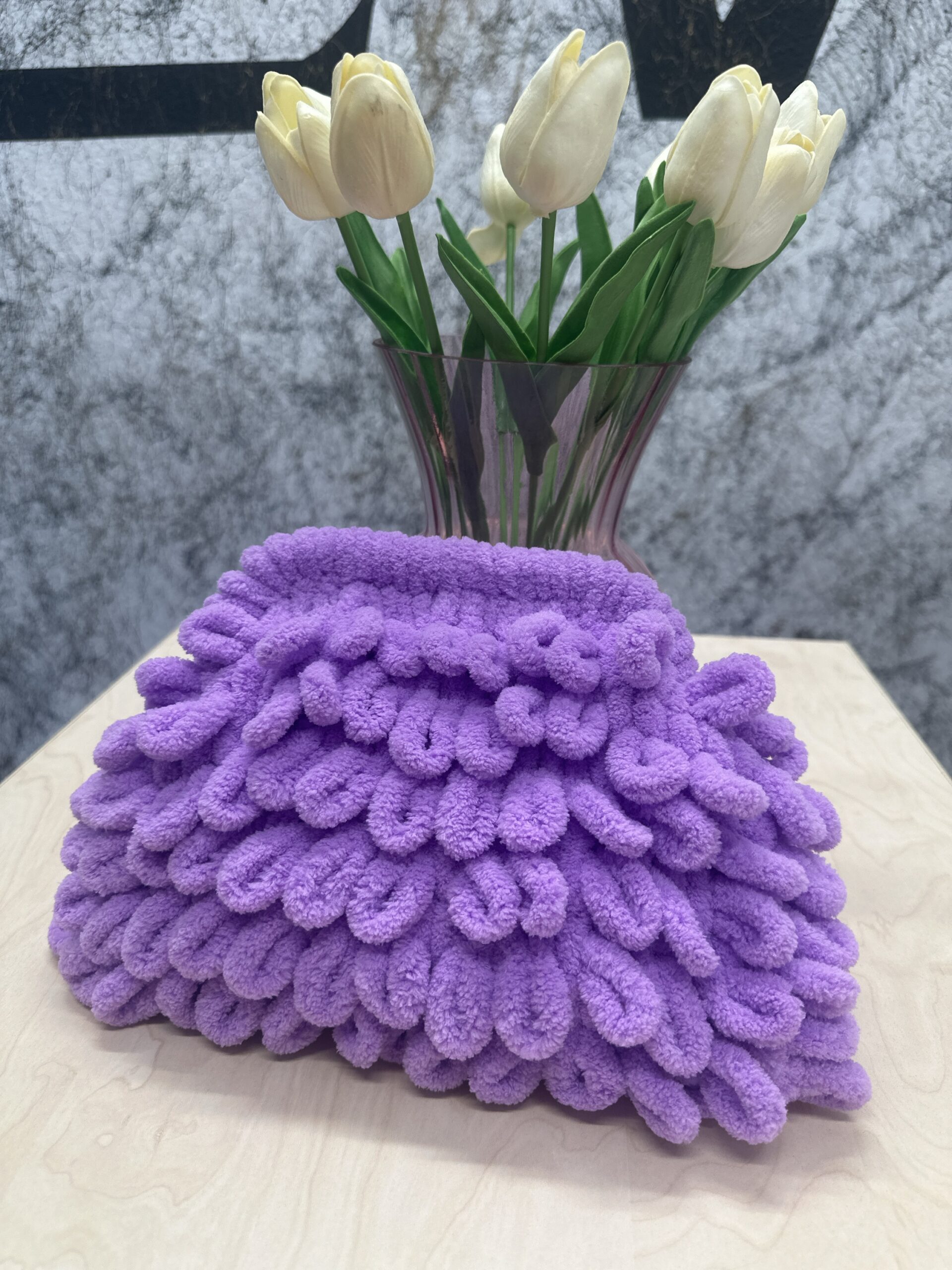 Puffy Bag Λιλά Μικρό Μέγεθος