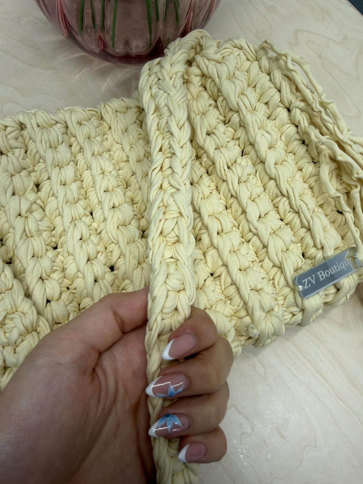 Yellow Crochet Bag 💛 - Image 3